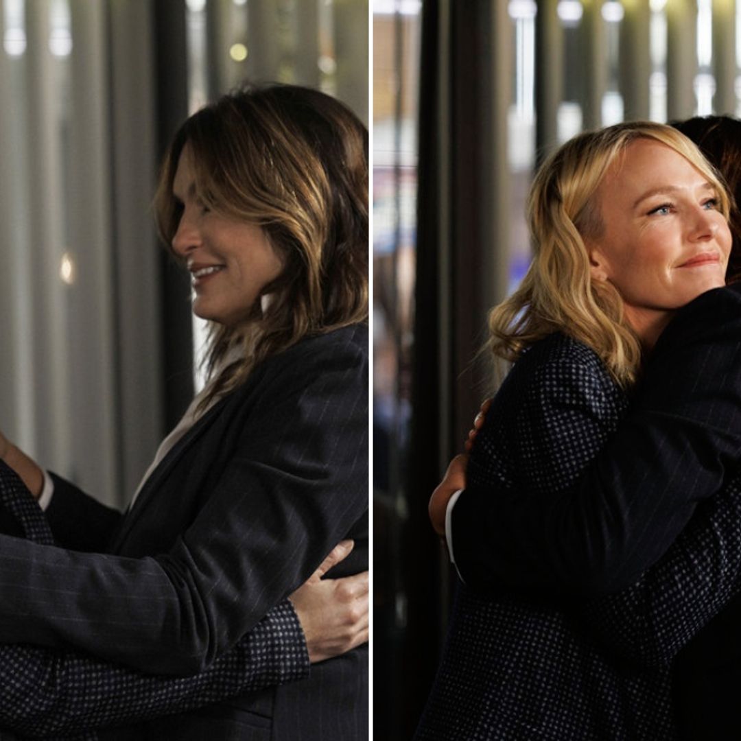 SVU star Kelli Giddish admits 'tears were real' during final scene with Mariska Hargitay  