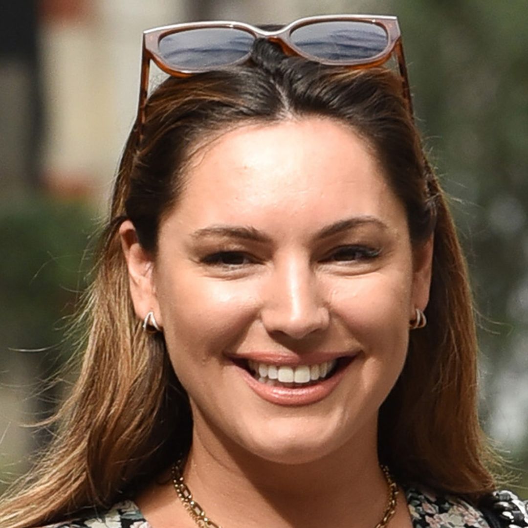 Kelly Brook's beautiful polka dot dress is one of her most unique looks