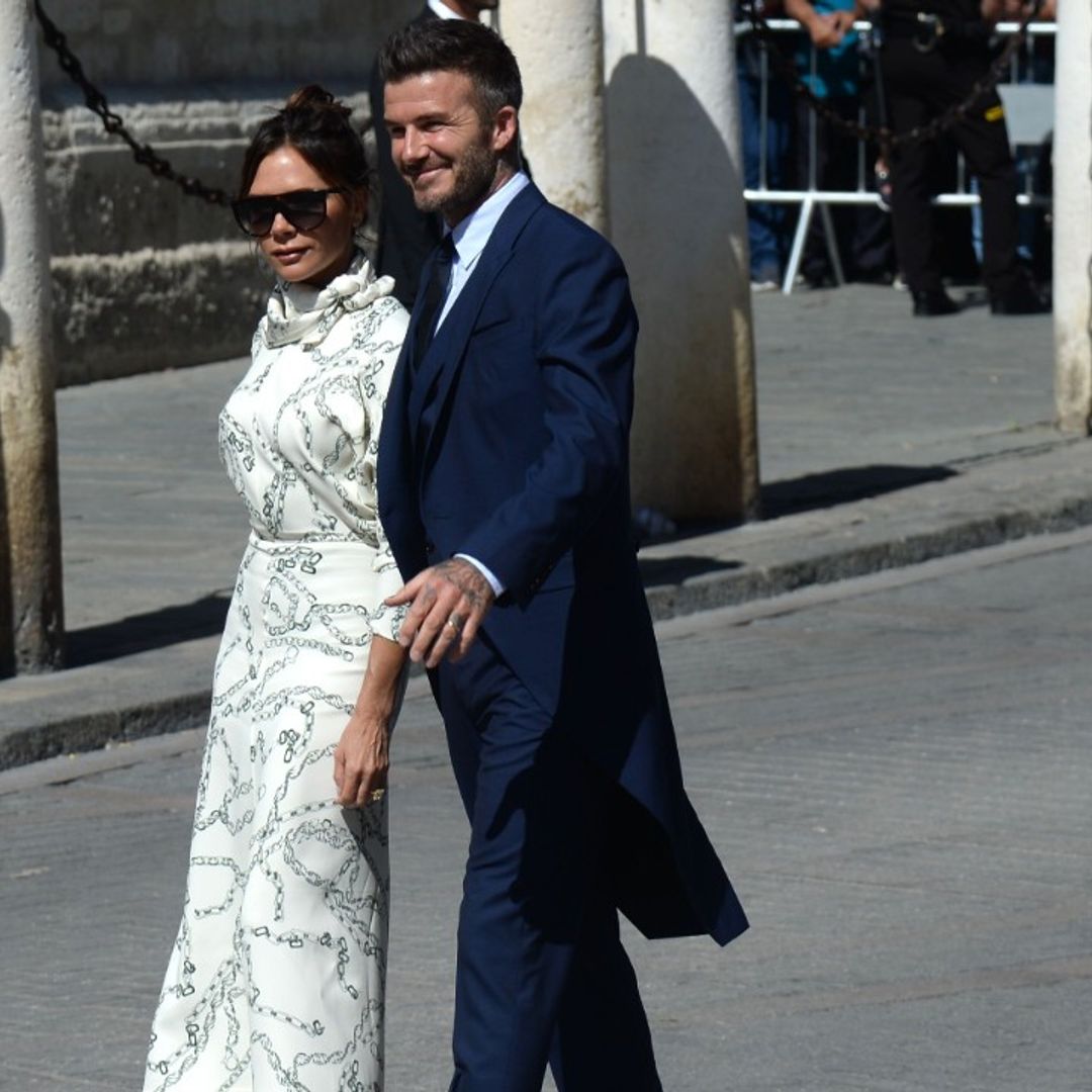 David and Victoria Beckham share RARE loved-up photo from Glastonbury – see it here