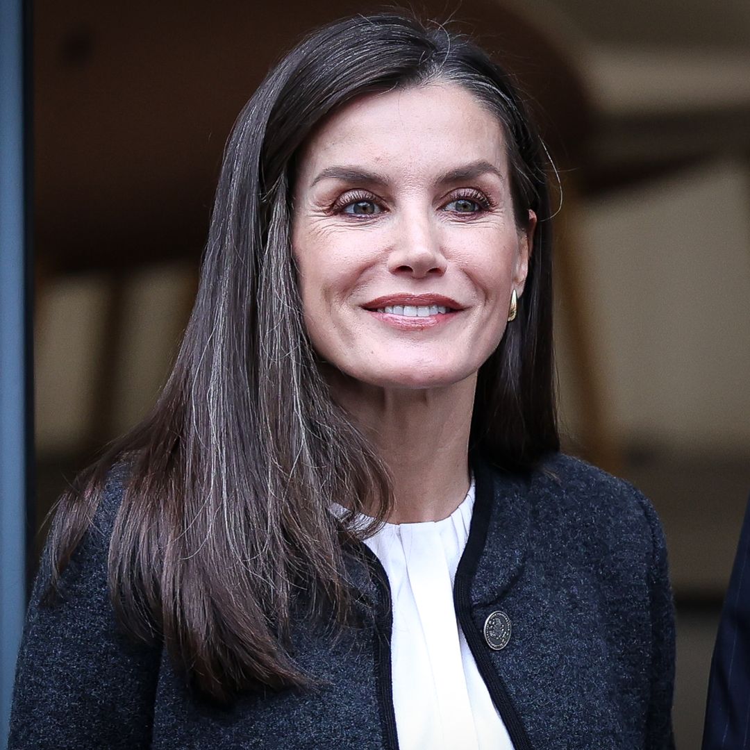 Queen Letizia epitomises style in chic jacket and form-fitting trousers