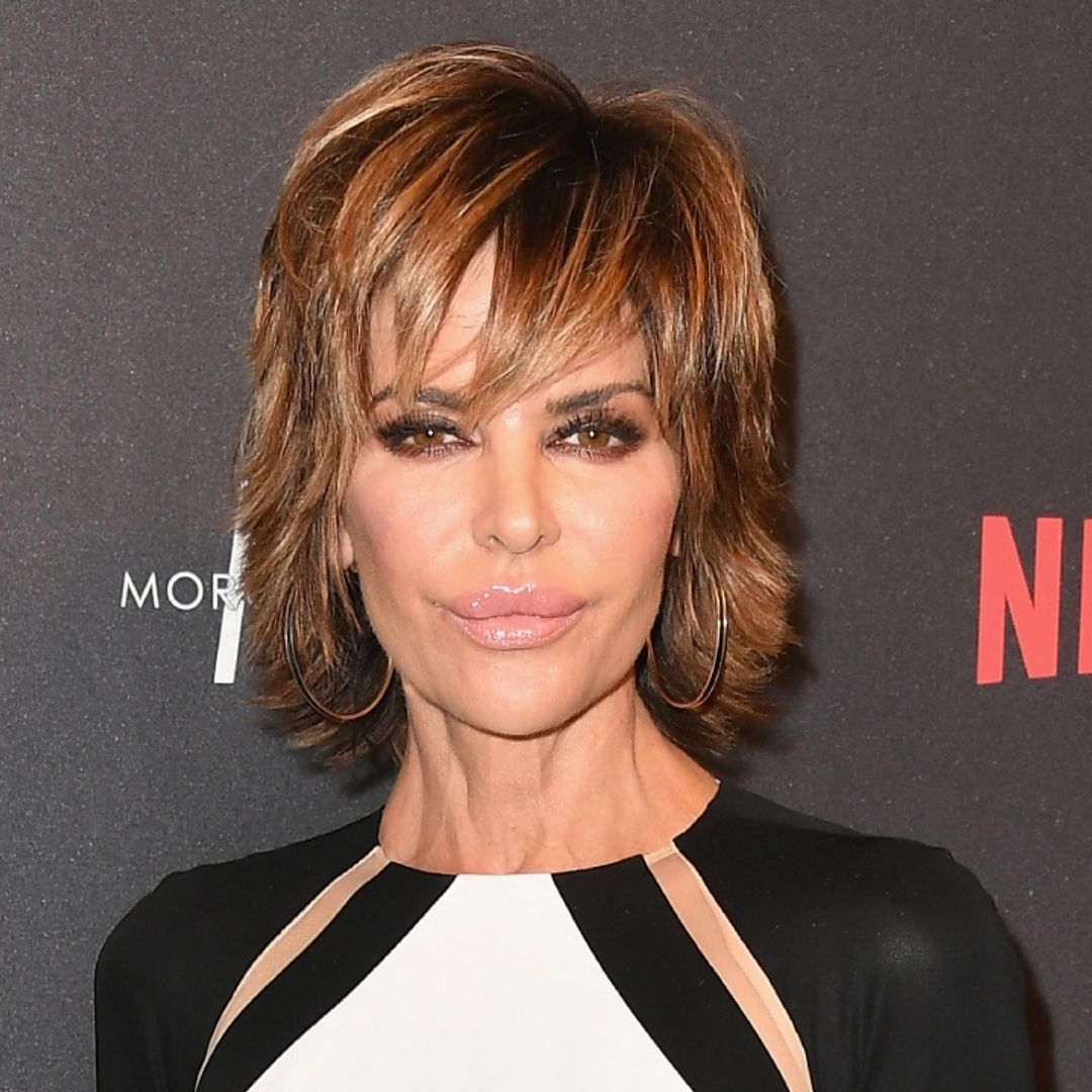 Lisa Rinna showcases her endless legs in sizzling black swimsuit - watch new video