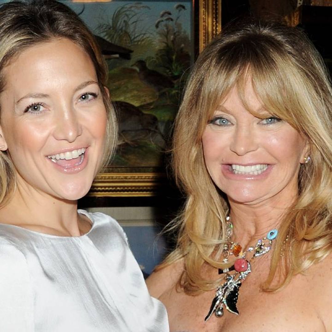 Goldie Hawn and Kate Hudson are twins in rare family photo inside stylish home