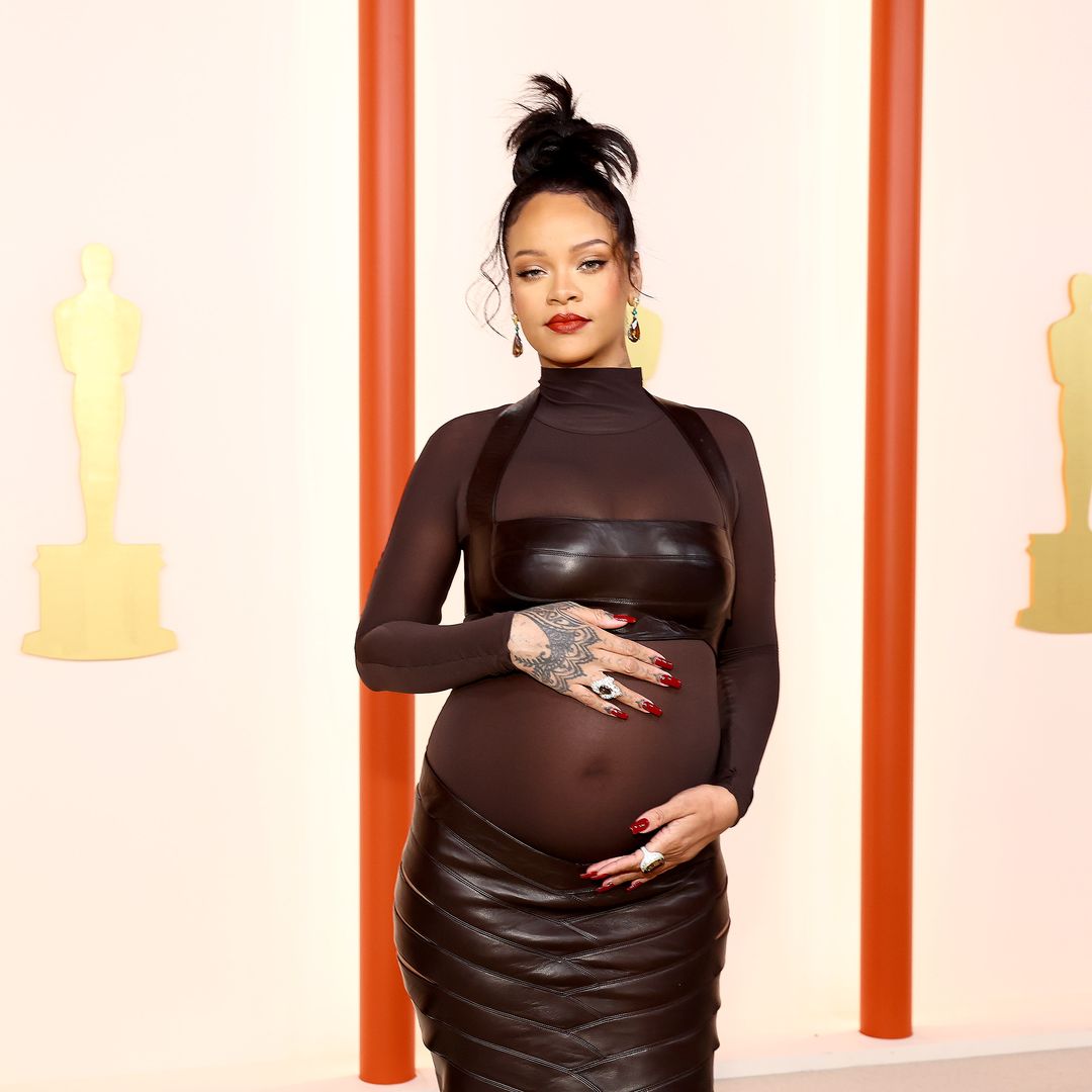 Rihanna shares rare baby update with new photos of growing bump