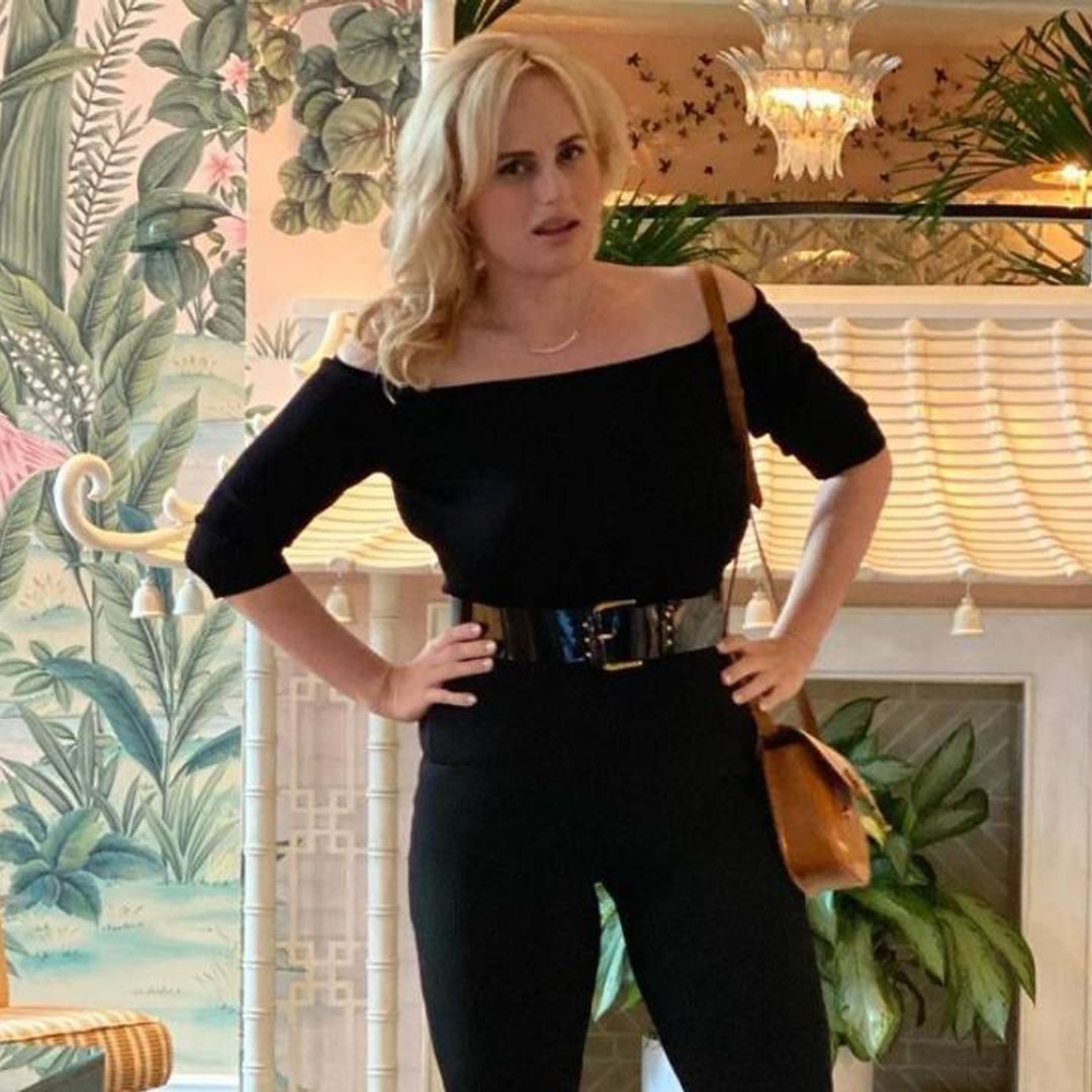 Rebel Wilson slips into body-hugging wet-look leggings and fans are  convinced of this