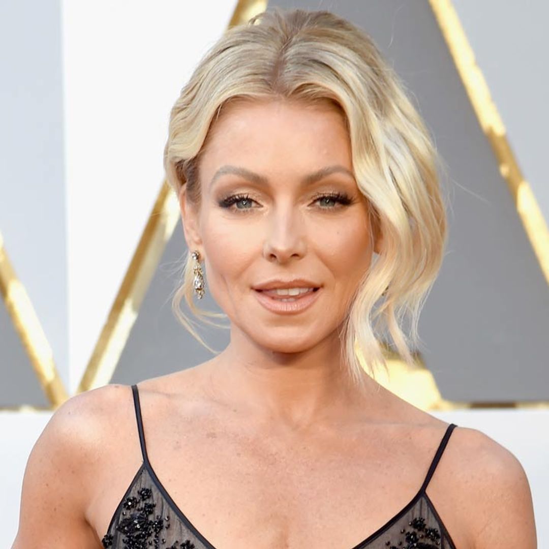 Kelly Ripa looks incredible as she shimmies in stylish workout gear - watch