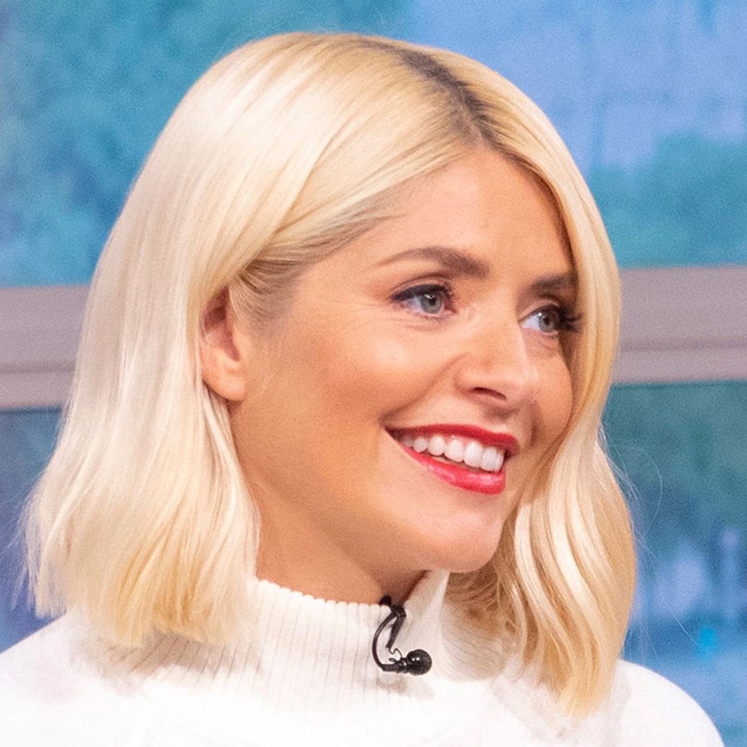 Holly Willoughby just wore embroidered bridal heels and nautical stripes