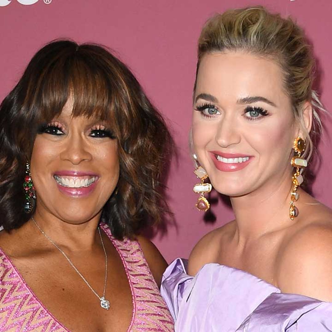 Gayle King & Katy Perry pose in figure-hugging outfits – and look stunning