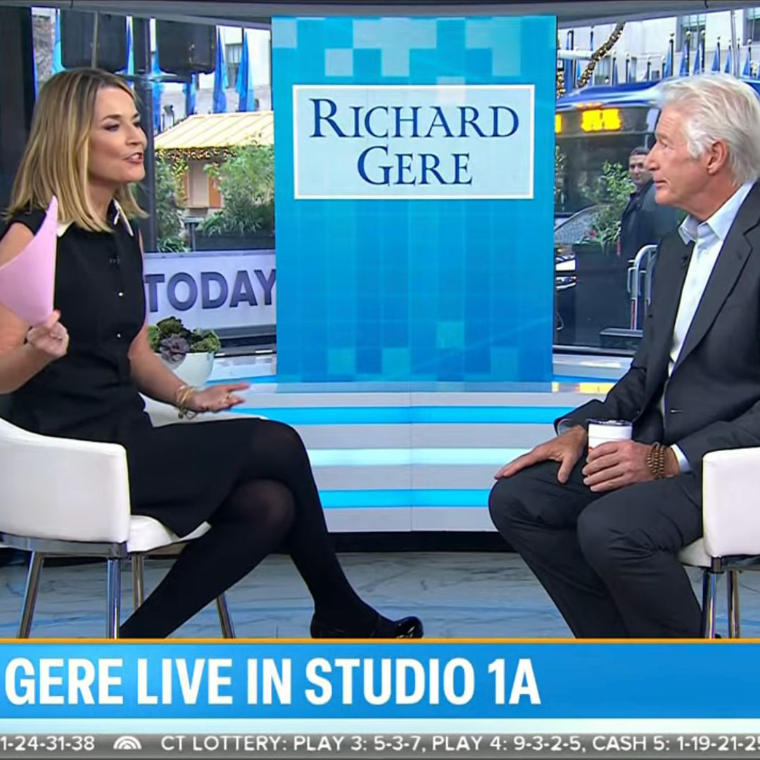 What happened between Savannah Guthrie and Richard Gere during 'obscene' Today interview