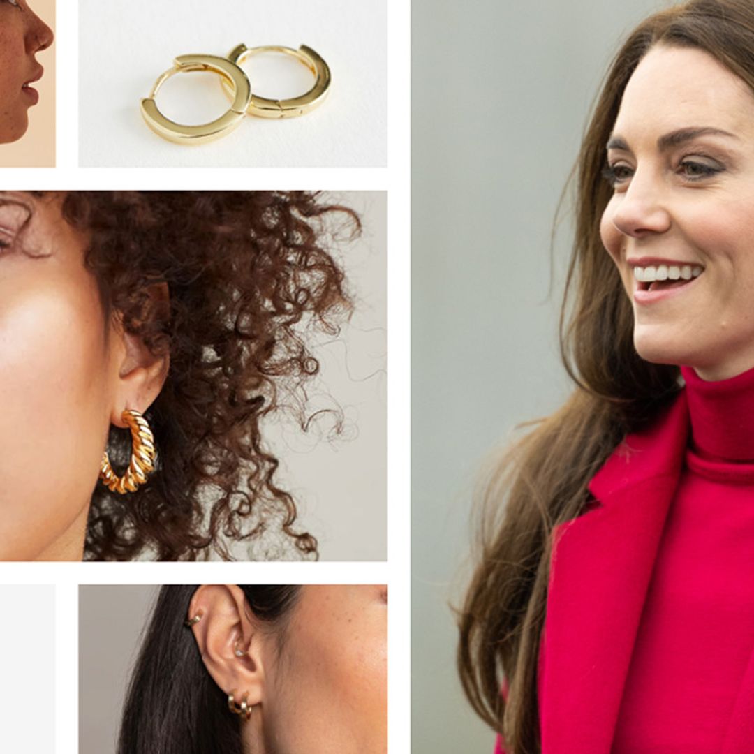 13 best gold hoop earrings - plus Kate Middleton-approved pairs for spring