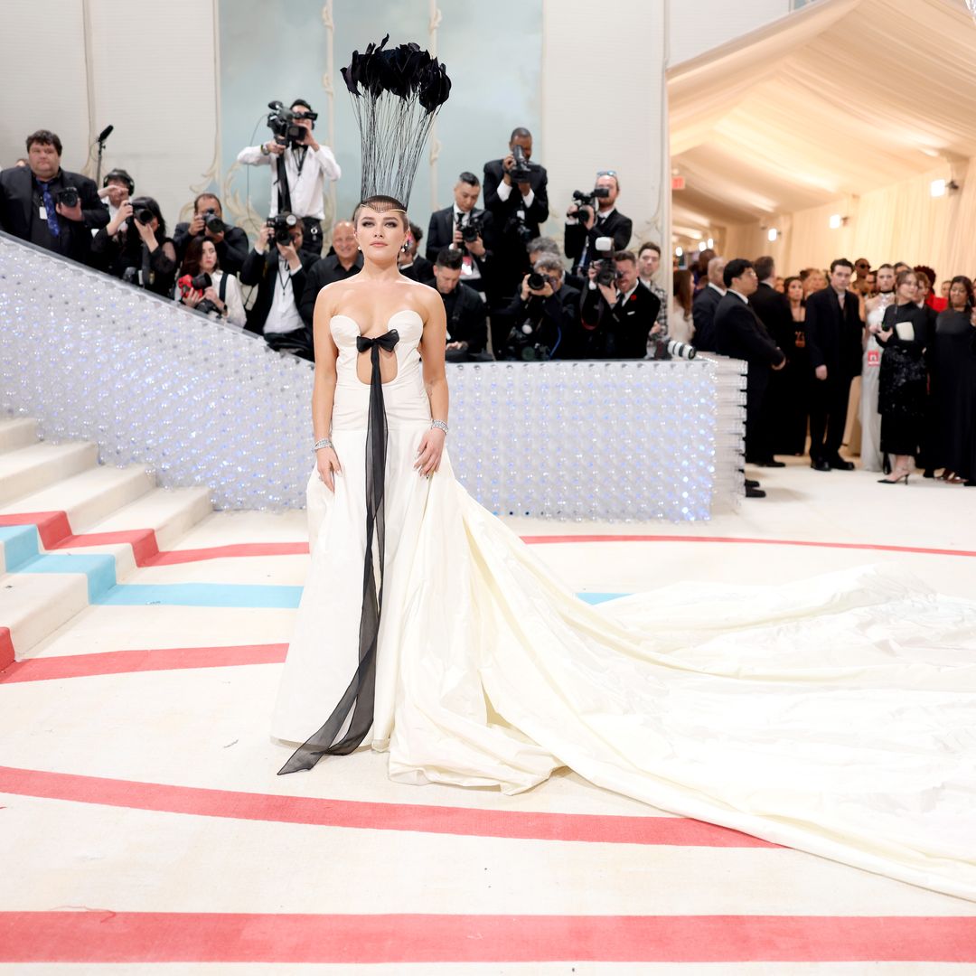 NEW YORK, NEW YORK - MAY 01: Florence Pugh attends The 2023 Met Gala Celebrating "Karl Lagerfeld: A Line Of Beauty" at The Metropolitan Museum of Art on May 01, 2023 in New York City. (Photo by John Shearer/WireImage)