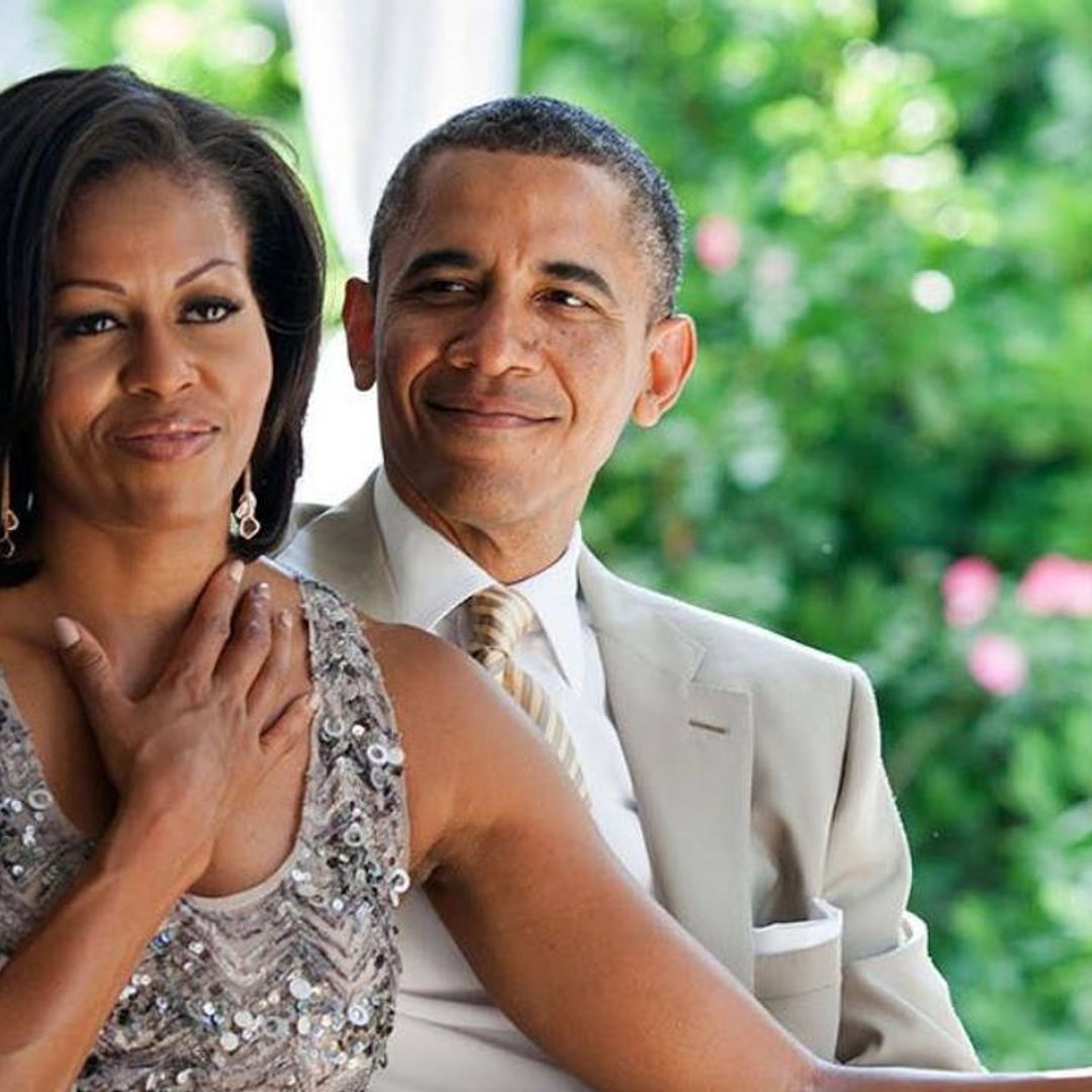 Michelle Obama shares peek inside family home during celebrations with Barack and daughters