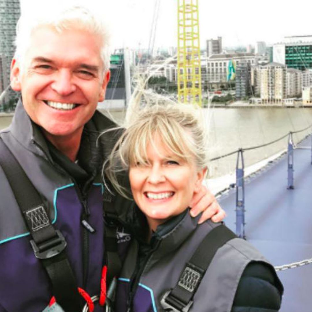 Phillip Schofield and wife Stephanie enjoy action-packed day out in London