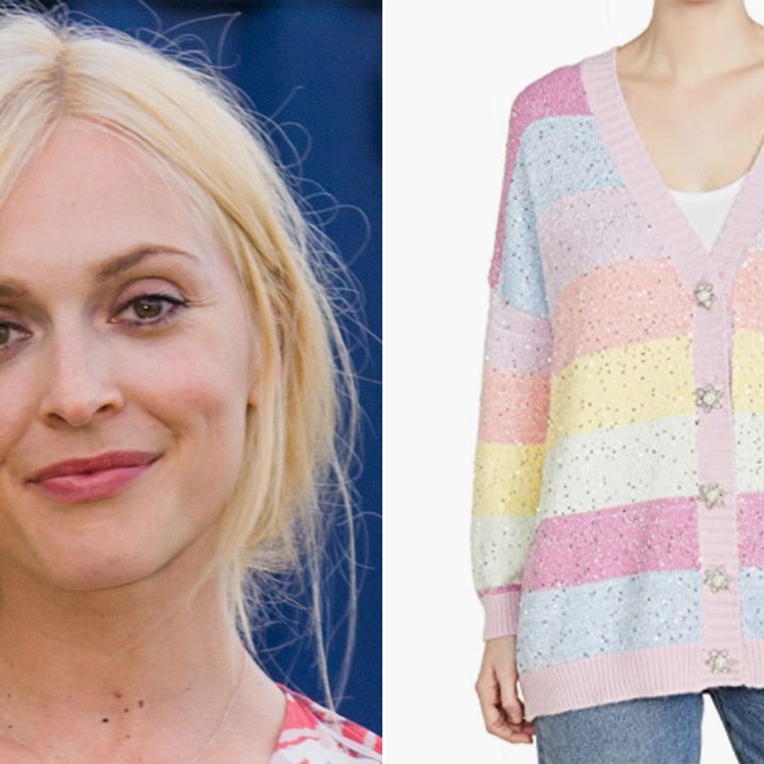Fearne Cotton's gorgeous rainbow cardigan was inspired by pal Keith Lemon