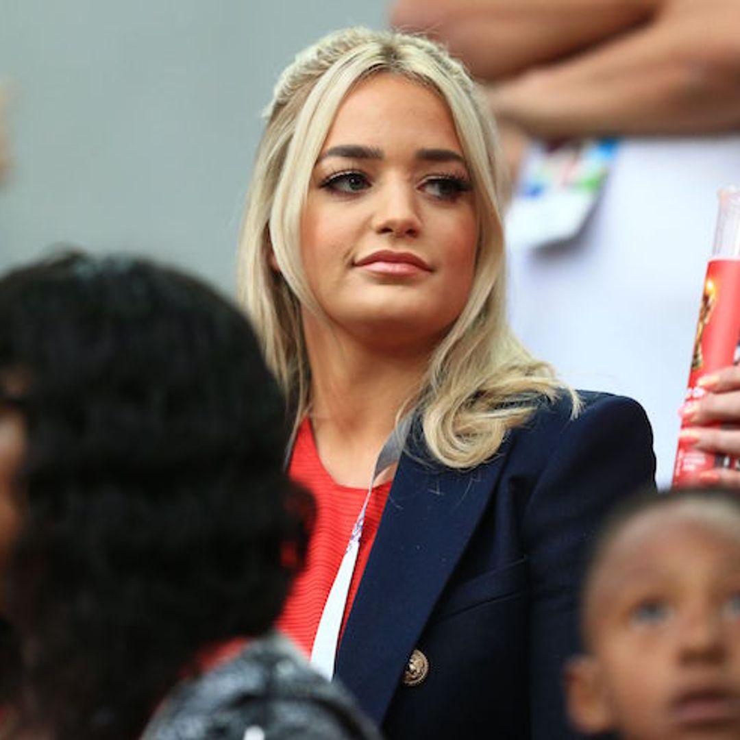 Jordan Pickford's girlfriend Megan Davison shares adorable 'before-and-after' photos following England's tense World Cup game