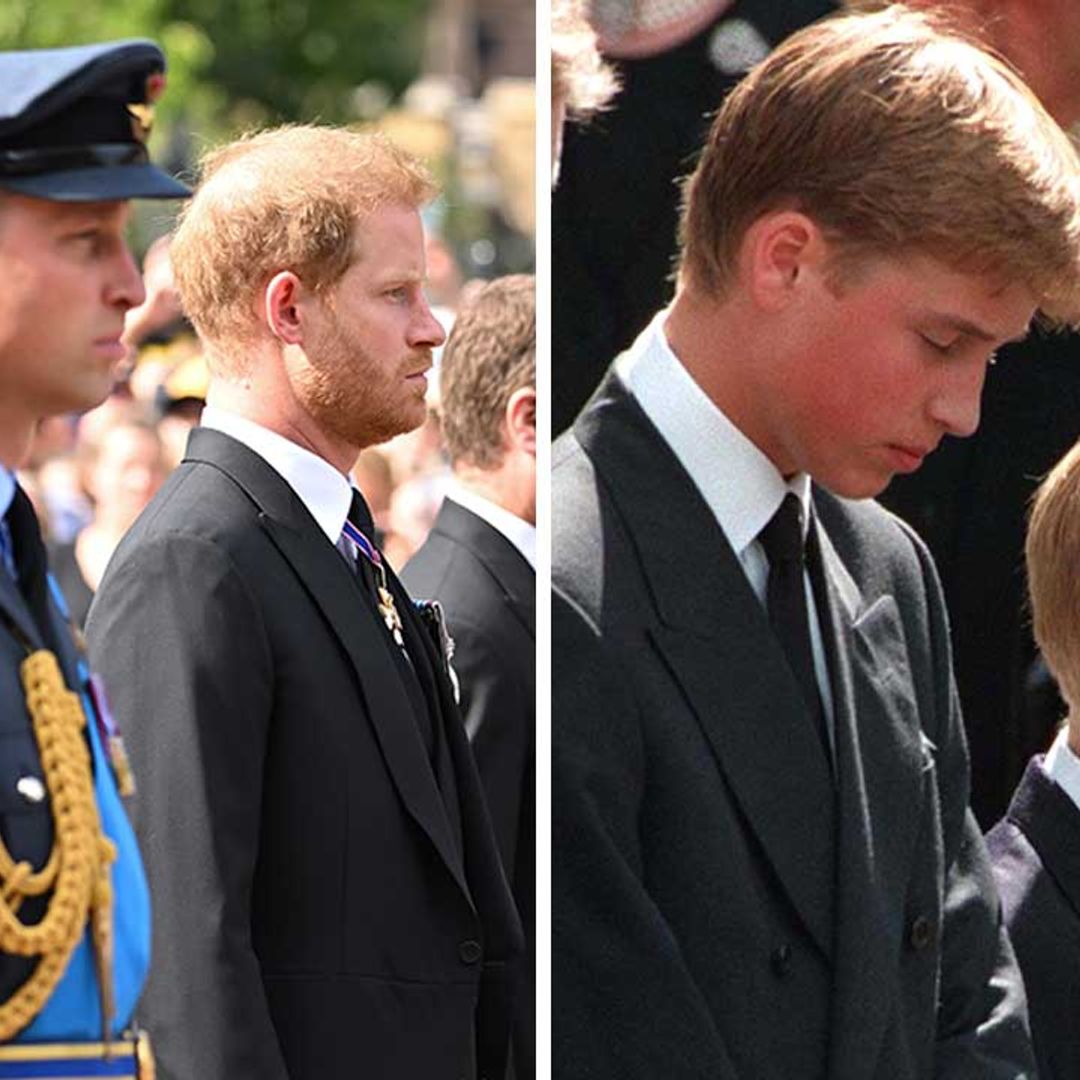 Prince William says Queen's Procession evoked heartbreaking memories of walking with Prince Harry behind Diana's coffin