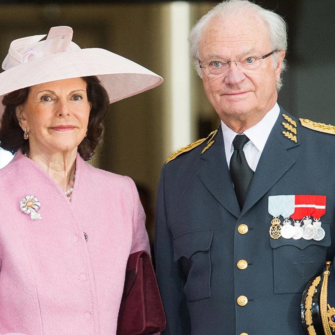 Sweden's King Carl XVI Gustaf and Queen Silvia pay tribute to late Queen
