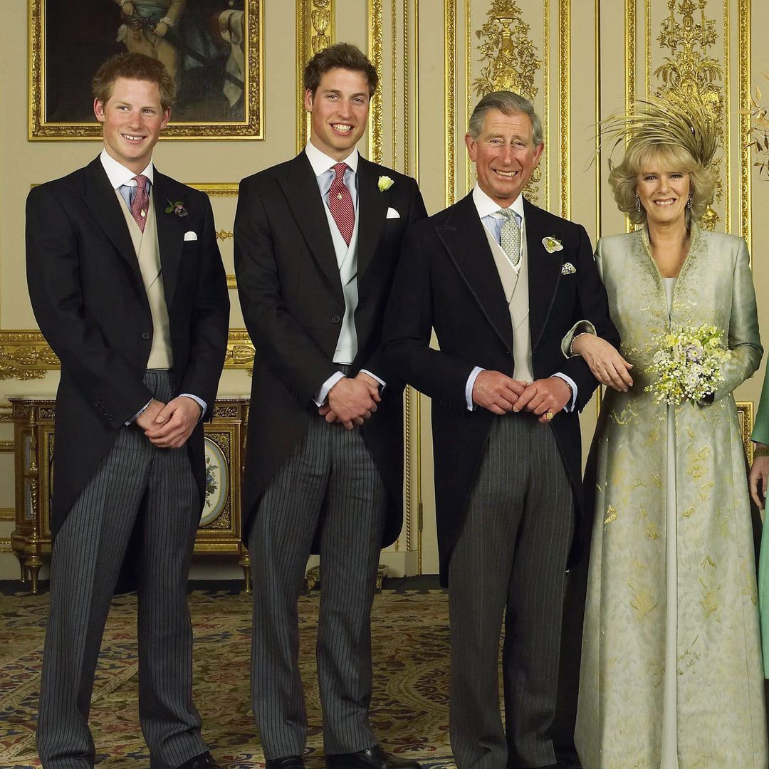 Prince William and Prince Harry actors spotted filming King Charles and Camilla's wedding scenes