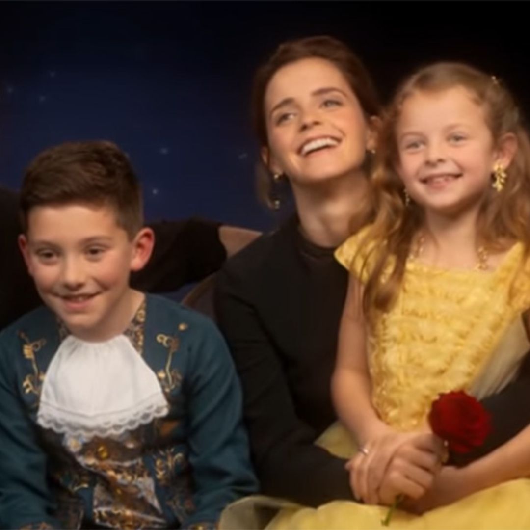 Mini Beauty and the Beast meet adult Belle and the Beast: see the video