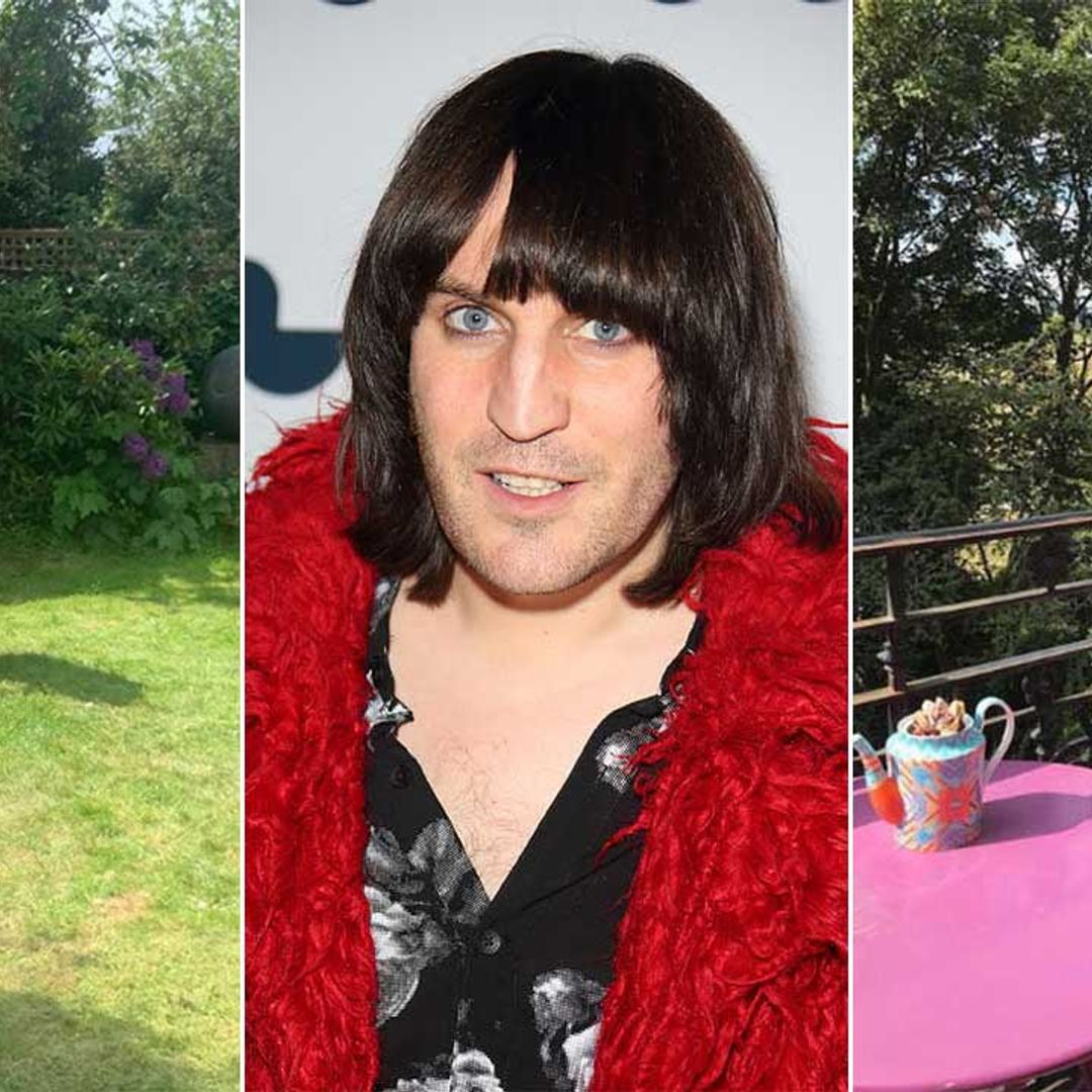 GBBO's Noel Fielding's quirky private garden revealed