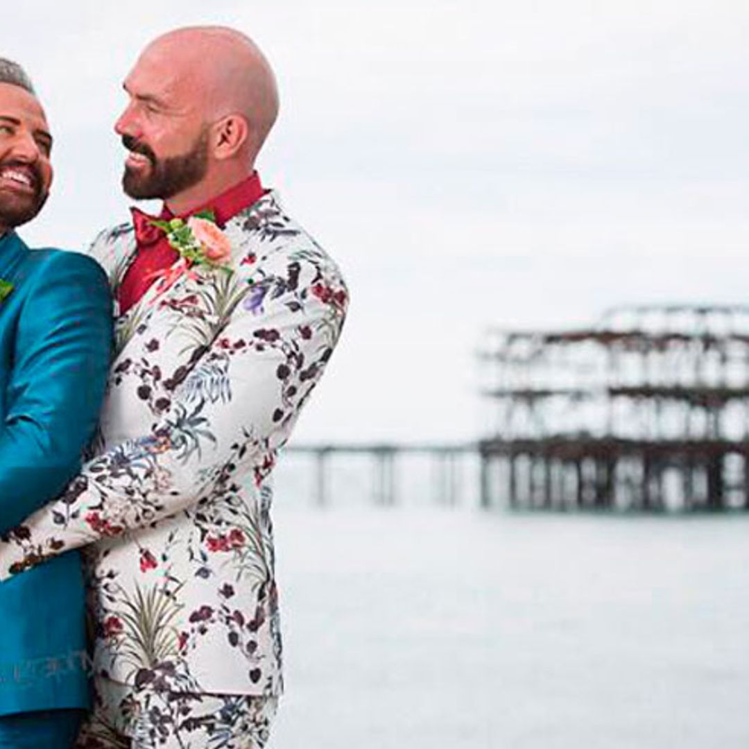 Exclusive: Gogglebox star Chris Steed and new husband Tony Butland open up about their 'amazing' wedding day