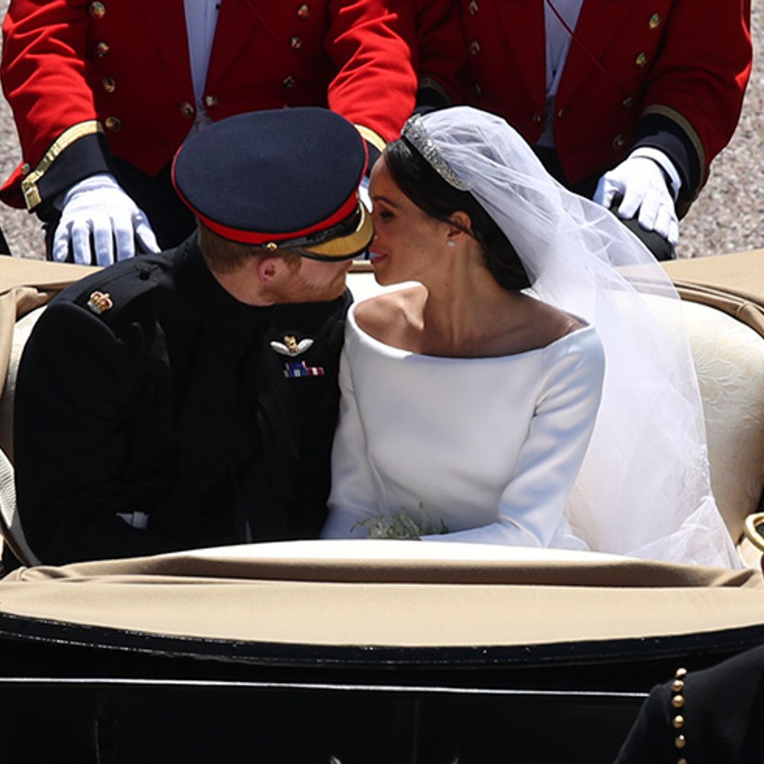Did you catch Prince Harry and Meghan Markle's second royal wedding kiss? See the photos