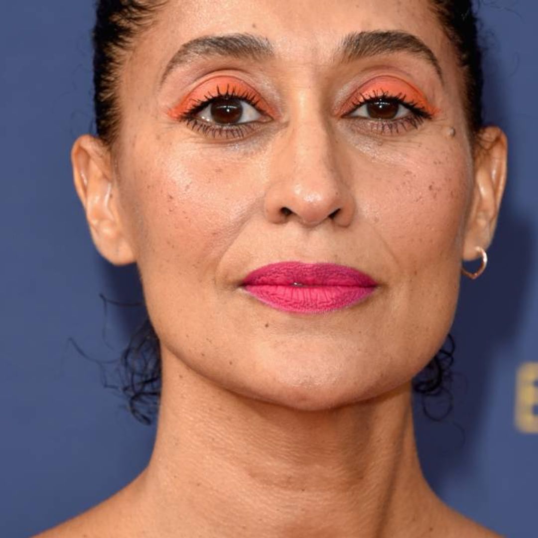 Tracee Ellis Ross stuns in patterned bikini while relaxing in the pool