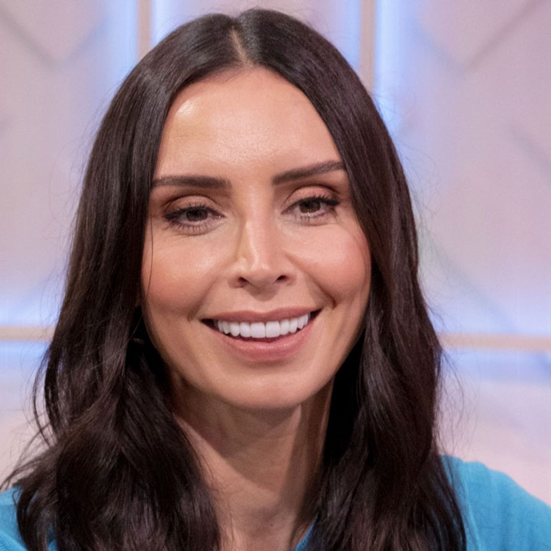 Christine Lampard has us swooning over her curve-hugging skirt