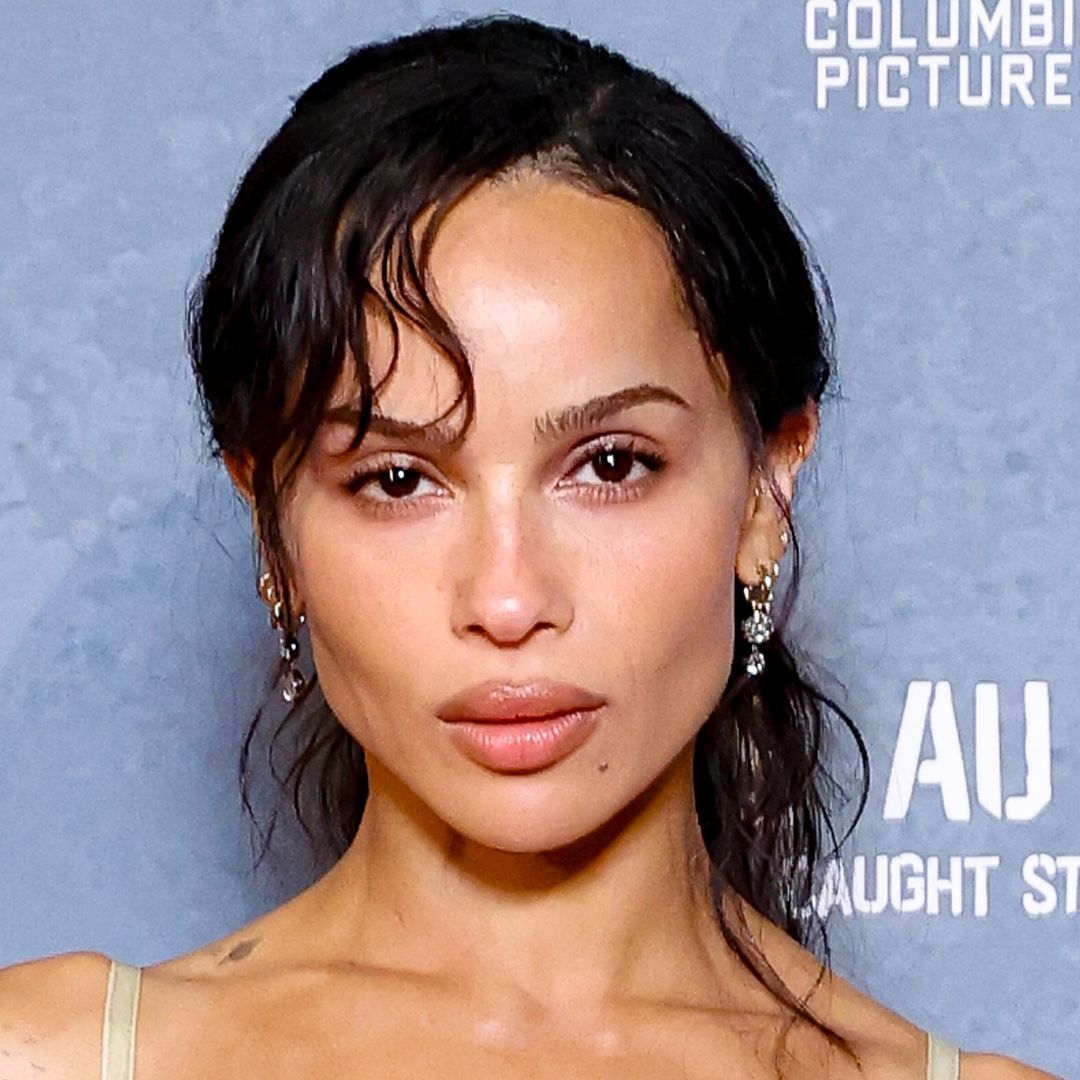 Zoë Kravitz says sultry silk slips are the new little black dress