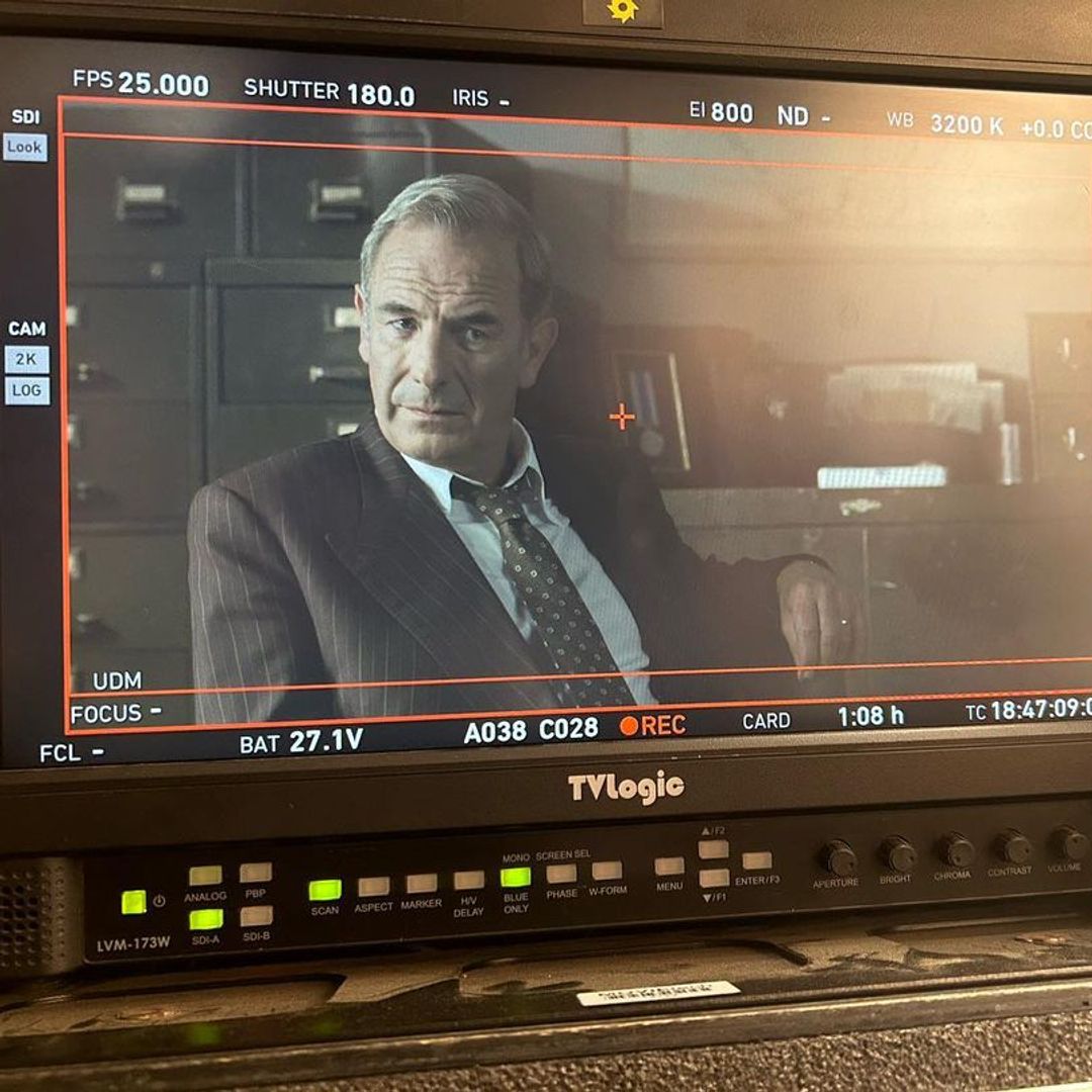 Robson Green returns to Grantchester set after wrapping Tom Brittney's final scenes