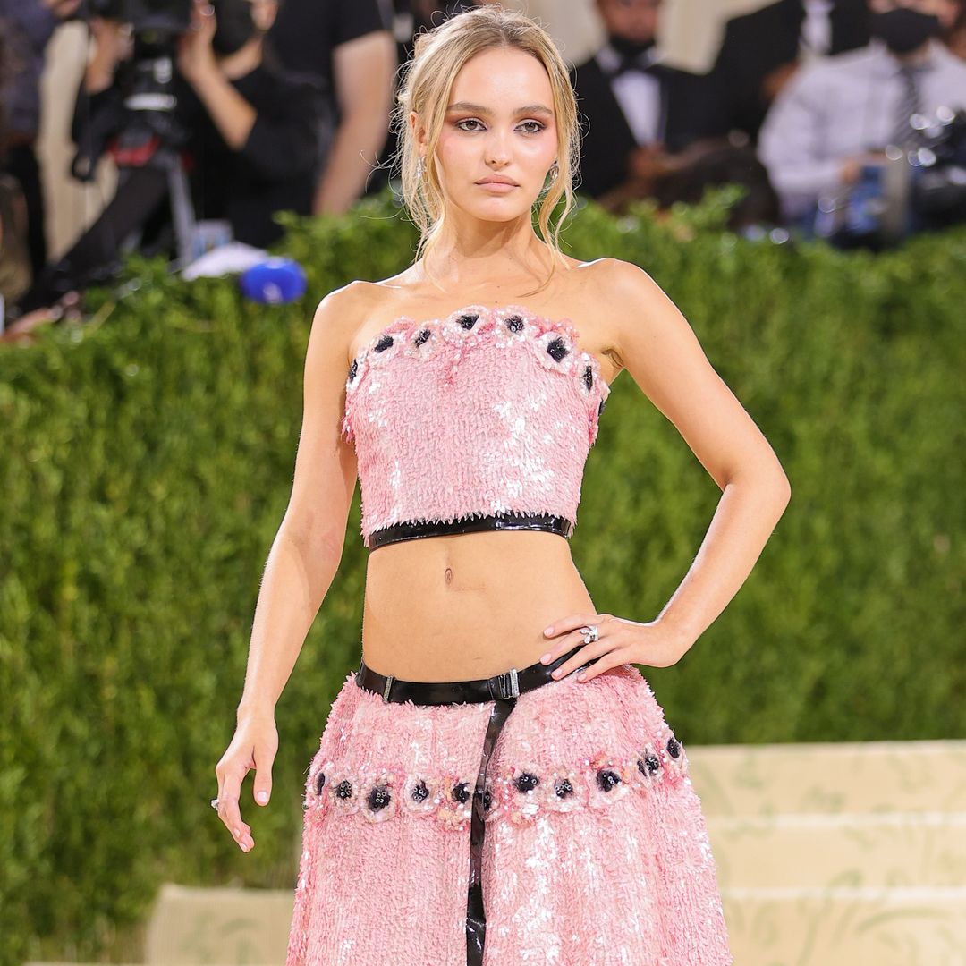 Lily-Rose Depp's barely-there look just redefined date night dressing