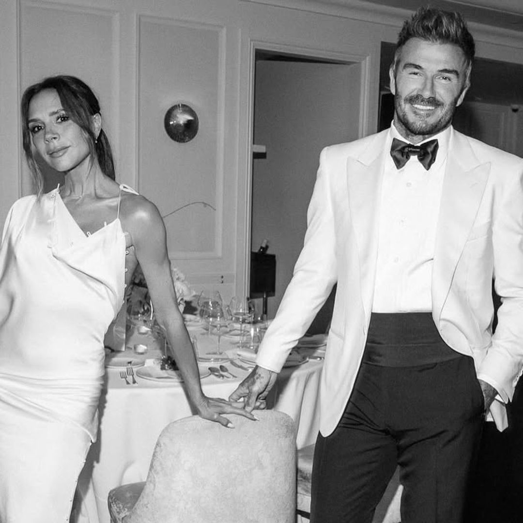 Victoria Beckham looks so youthful in £1,890 slinky bridal dress - after secret outfit change