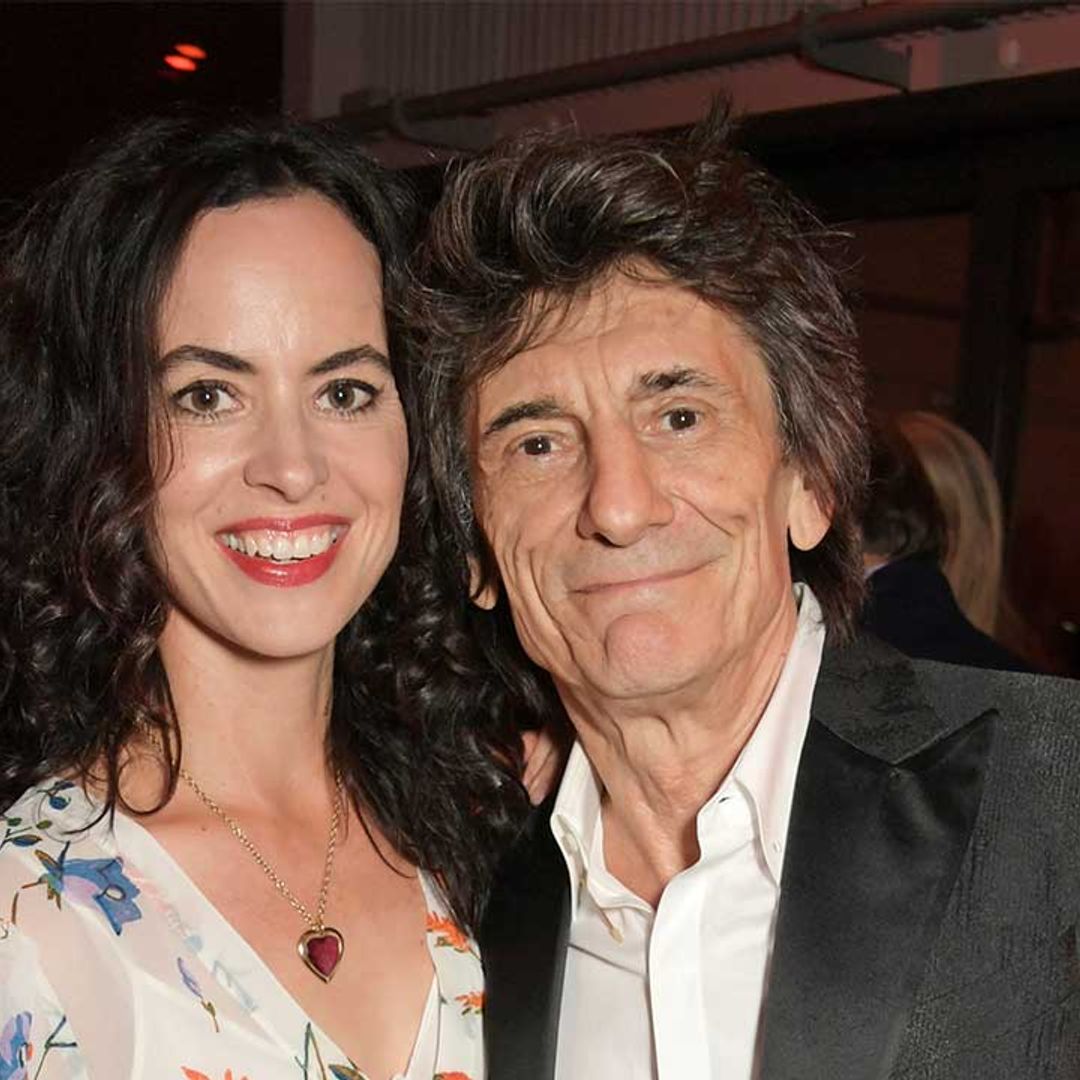 Ronnie Wood and wife Sally take twins Alice and Gracie on fun night out in London