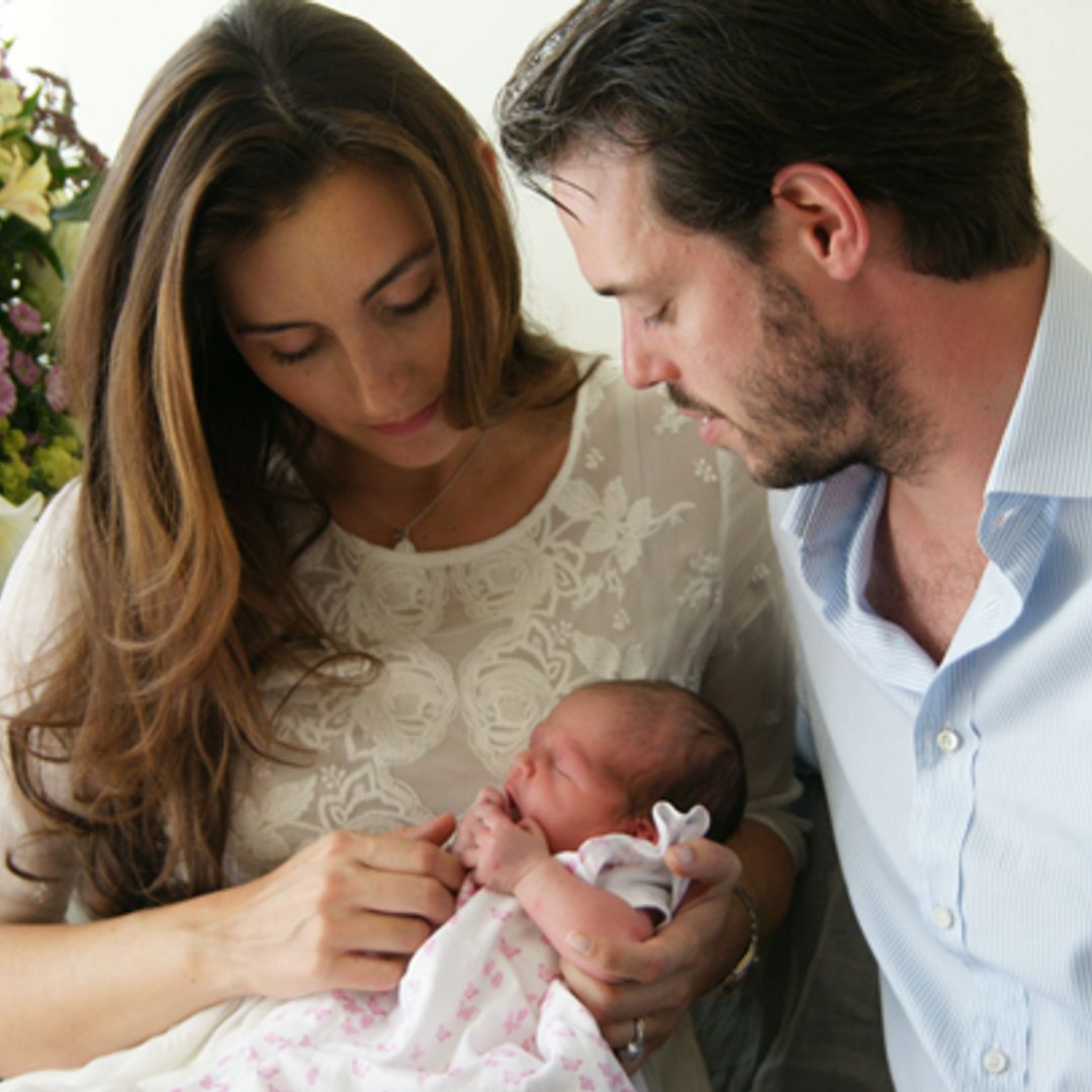 Prince Félix and Princess Claire of Luxembourg introduce baby Amalia