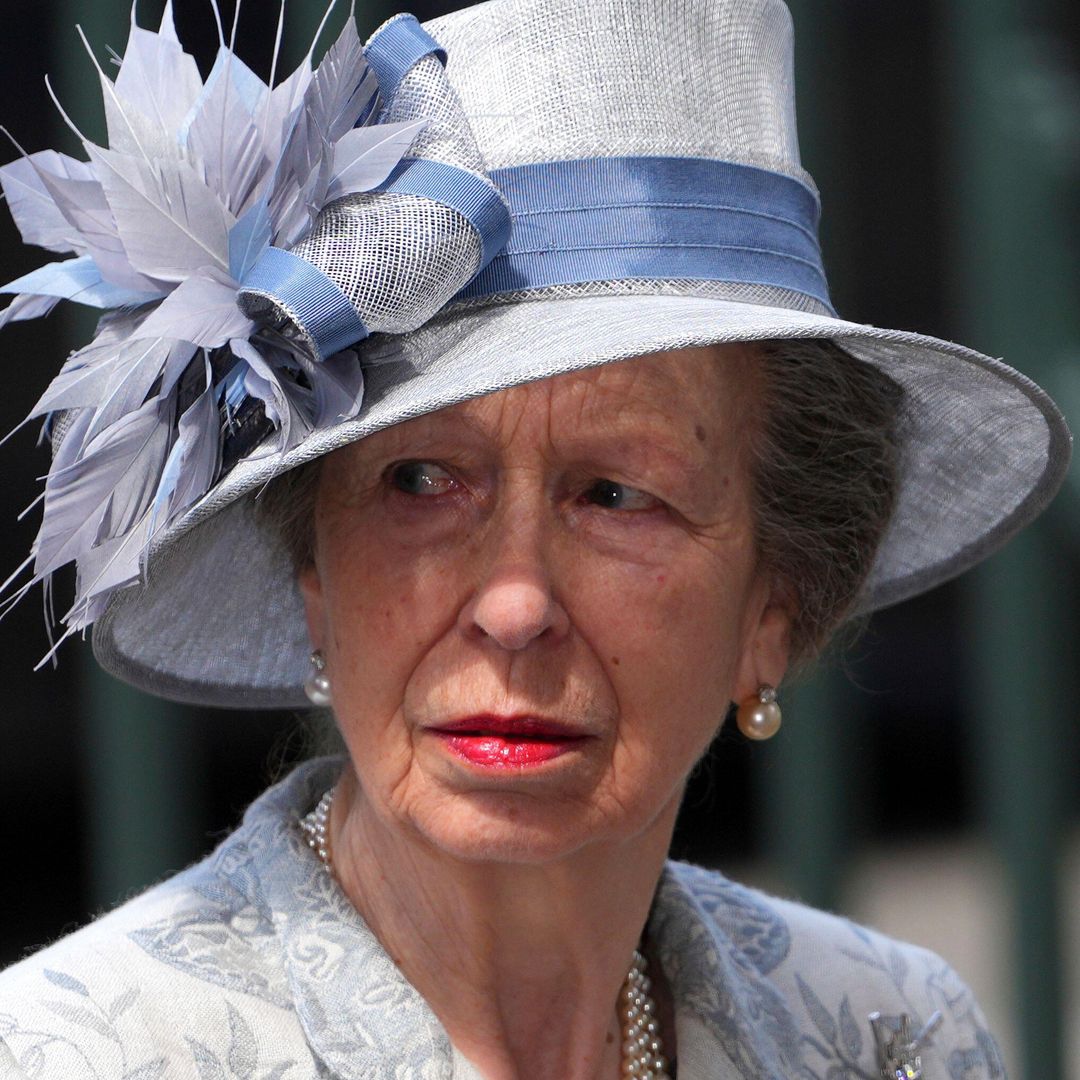 Princess Anne quietly altered cashmere bird-print 'wedding' dress for new appearance