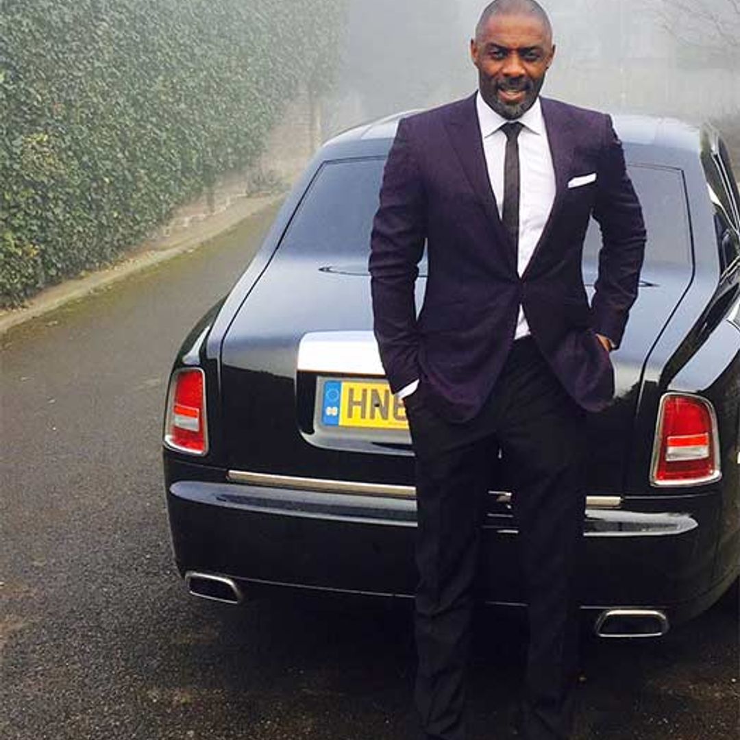 Idris Elba says he has made his mum 'very happy' as he collects OBE
