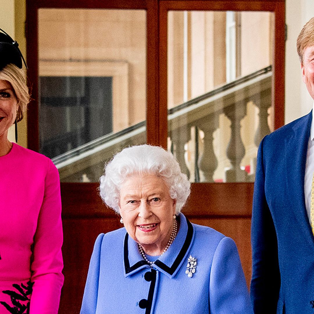 Images of the Queen and Prince Philip shown in King Willem-Alexander's Christmas speech