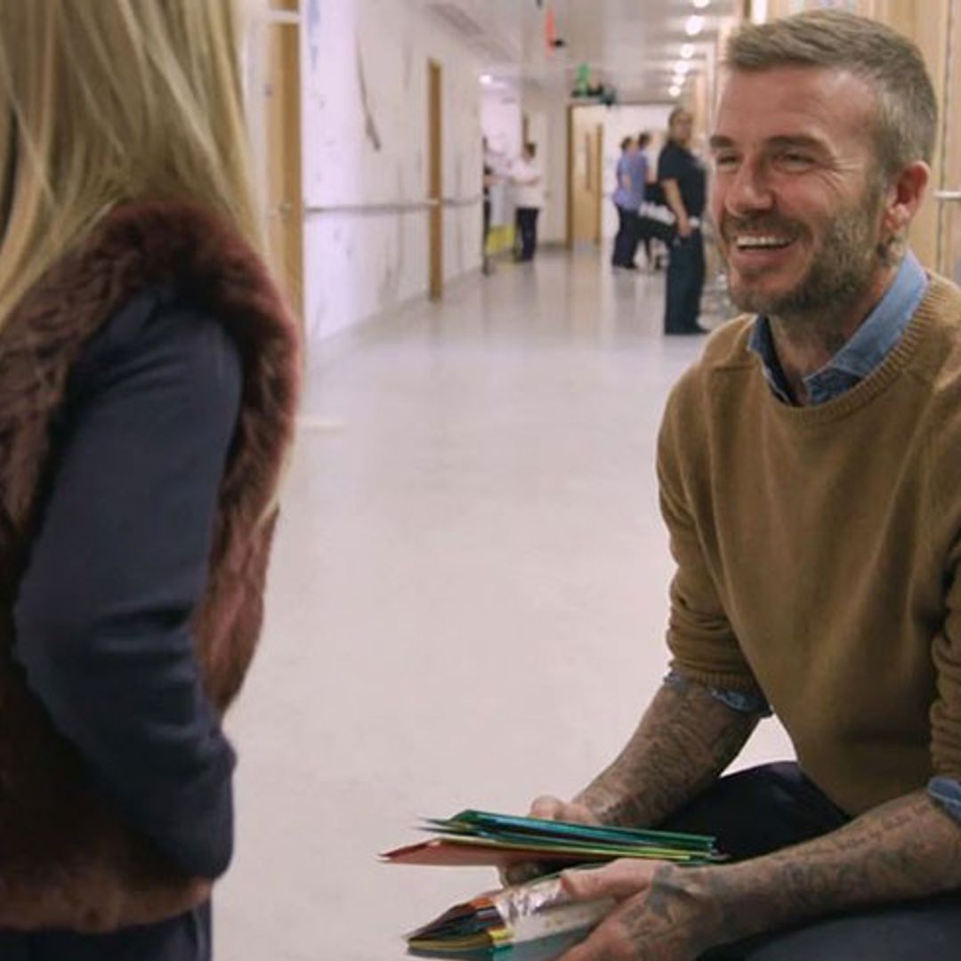 David Beckham surprises young Pride of Britain winner Ella Chadwick - watch
