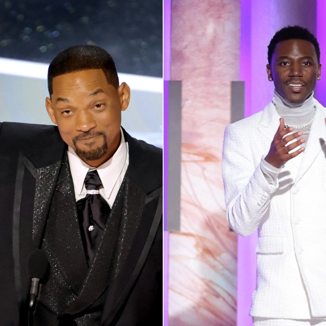 Golden Globes host Jerrod Carmichael pokes fun at Will Smith Oscars incident