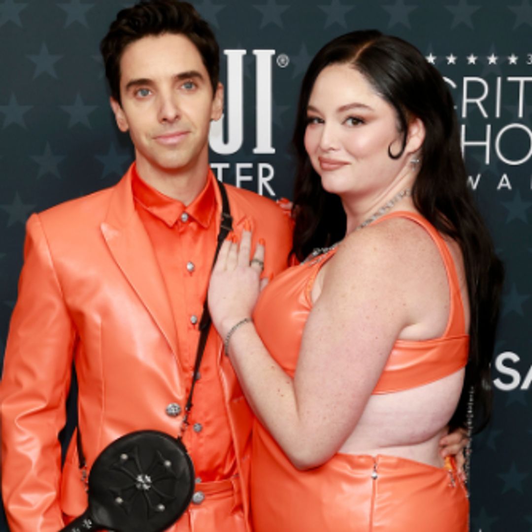 Hacks' Meg Stalter and Paul W. Downs show up to the 2026 Critics Choice Awards as Kylie Jenner and Timothée Chalamet — photos