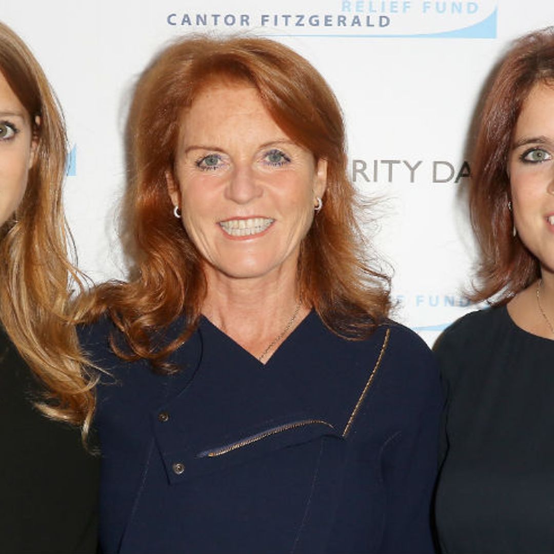 Sarah Ferguson and daughters Princess Beatrice and Eugenie break royal protocol – but for a good cause