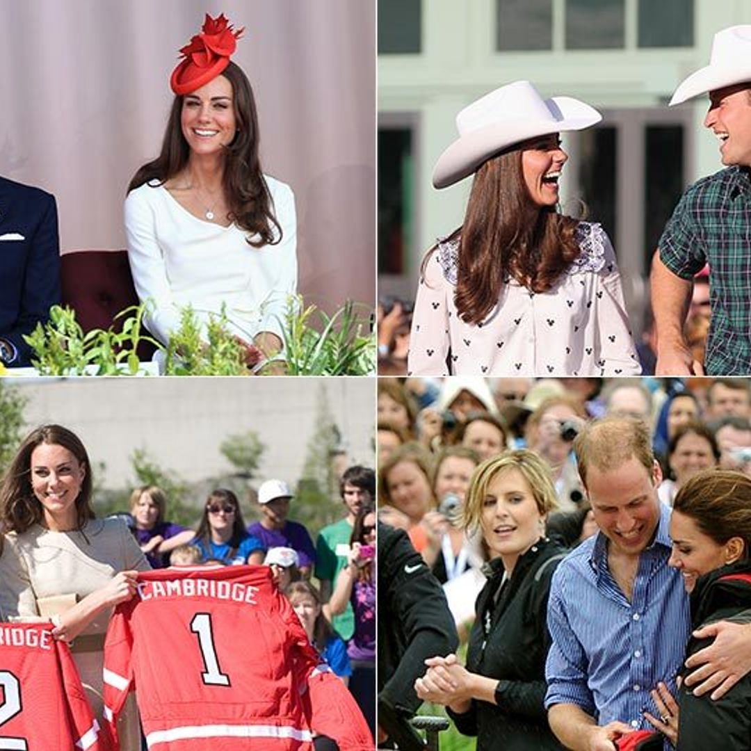 Highlights from Prince William and Kate Middleton's 2011 tour of Canada