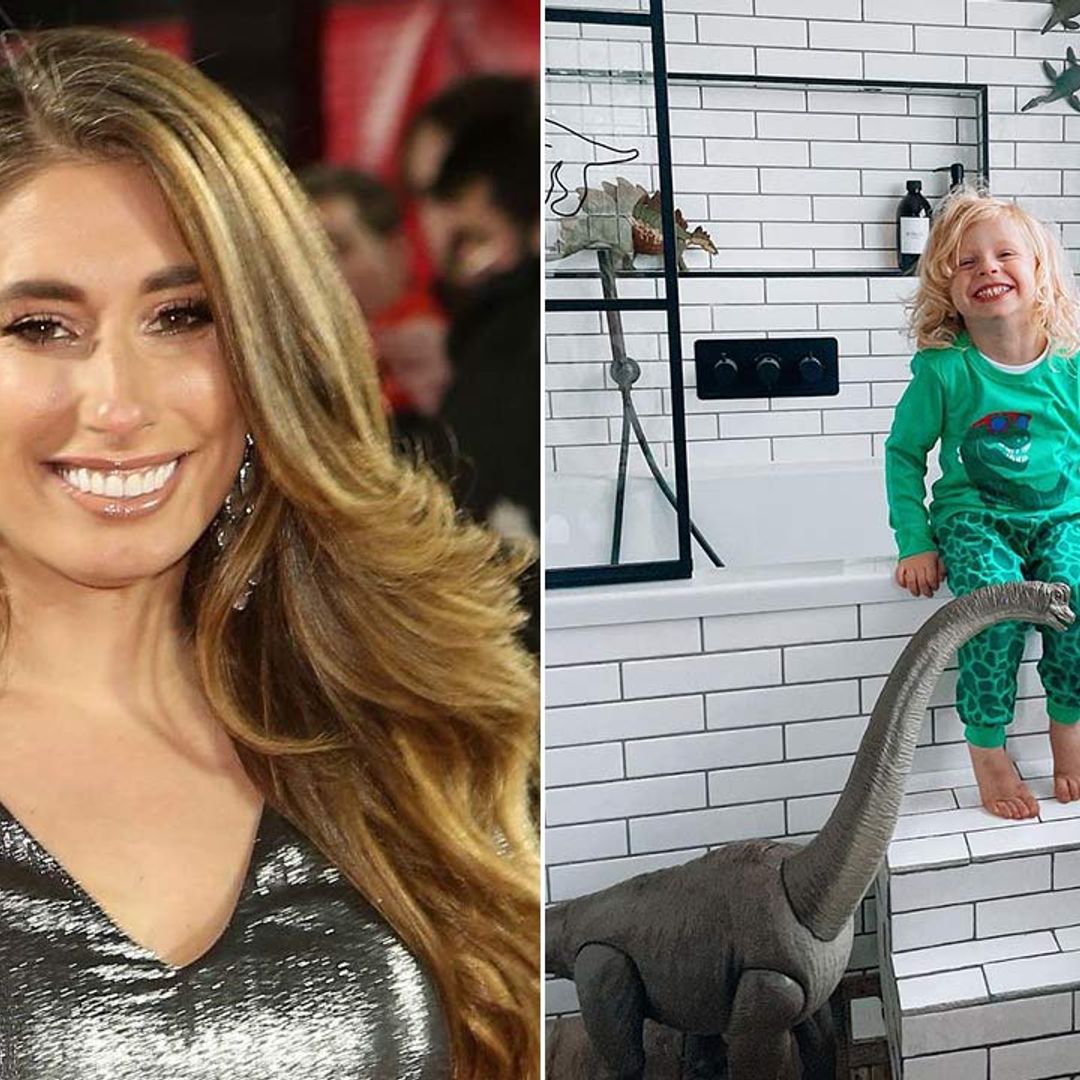 Stacey Solomon debuts son Rex's epic bathroom – and why Zachary and Leighton don't have one