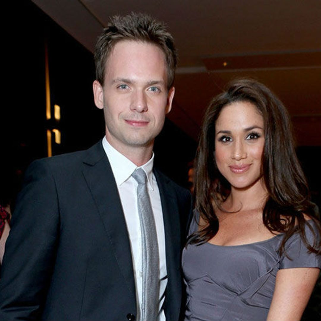 Patrick J. Adams brands Prince Harry a 'lucky man' in sweet message to Meghan Markle