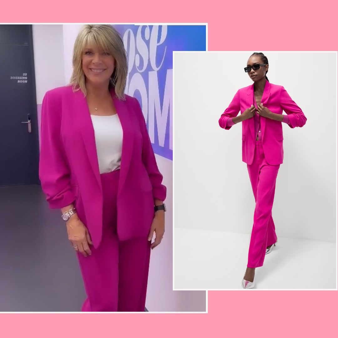 Ruth Langsford wows in Barbie pink Marks & Spencer suit – and it's seriously flattering