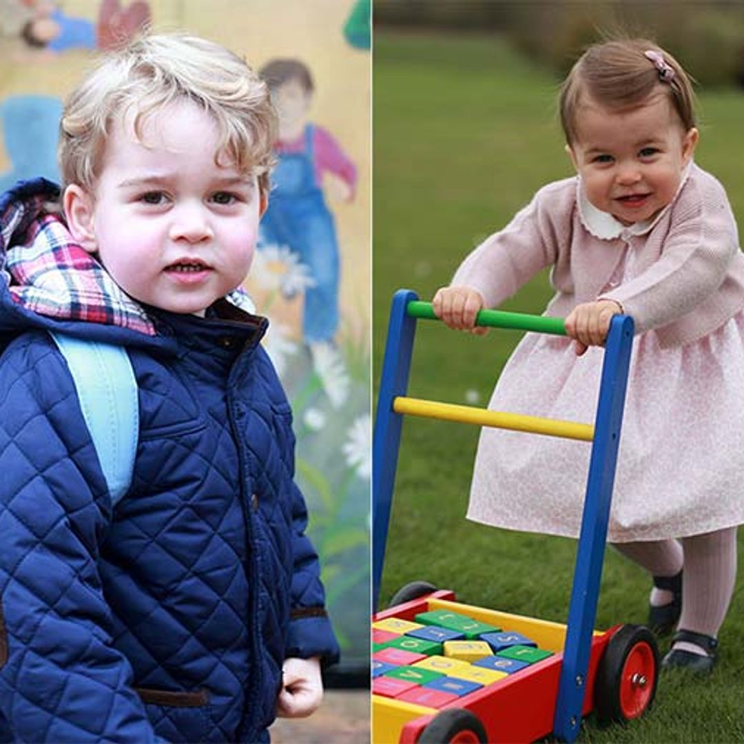 Kate takes Prince George and Princess Charlotte to watch horse trials