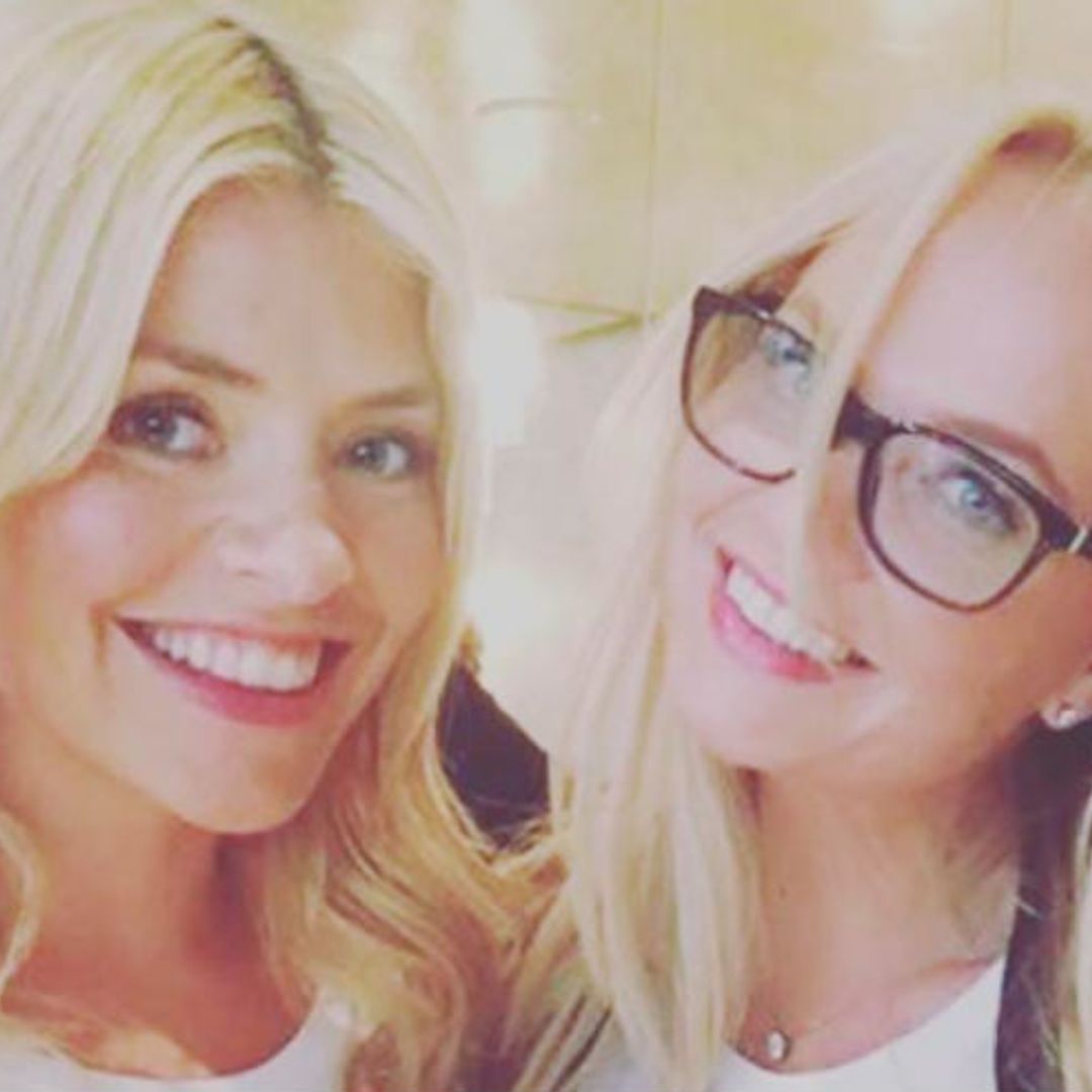 Holly Willoughby and Emma Bunton twin in Girl Power T-shirts