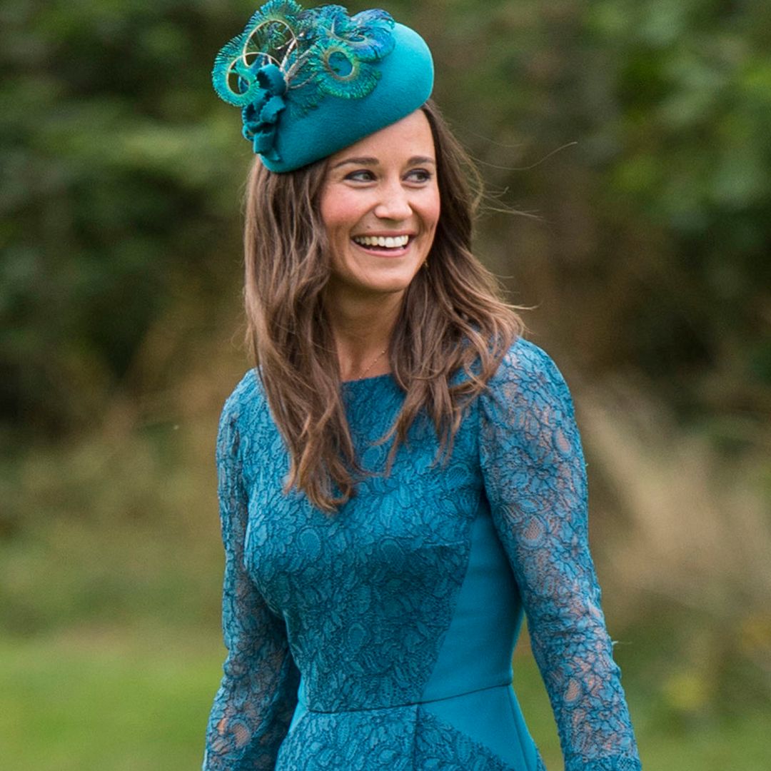 Pippa Middleton was sister Kate's doppelganger in lace wedding guest dress and princess curls