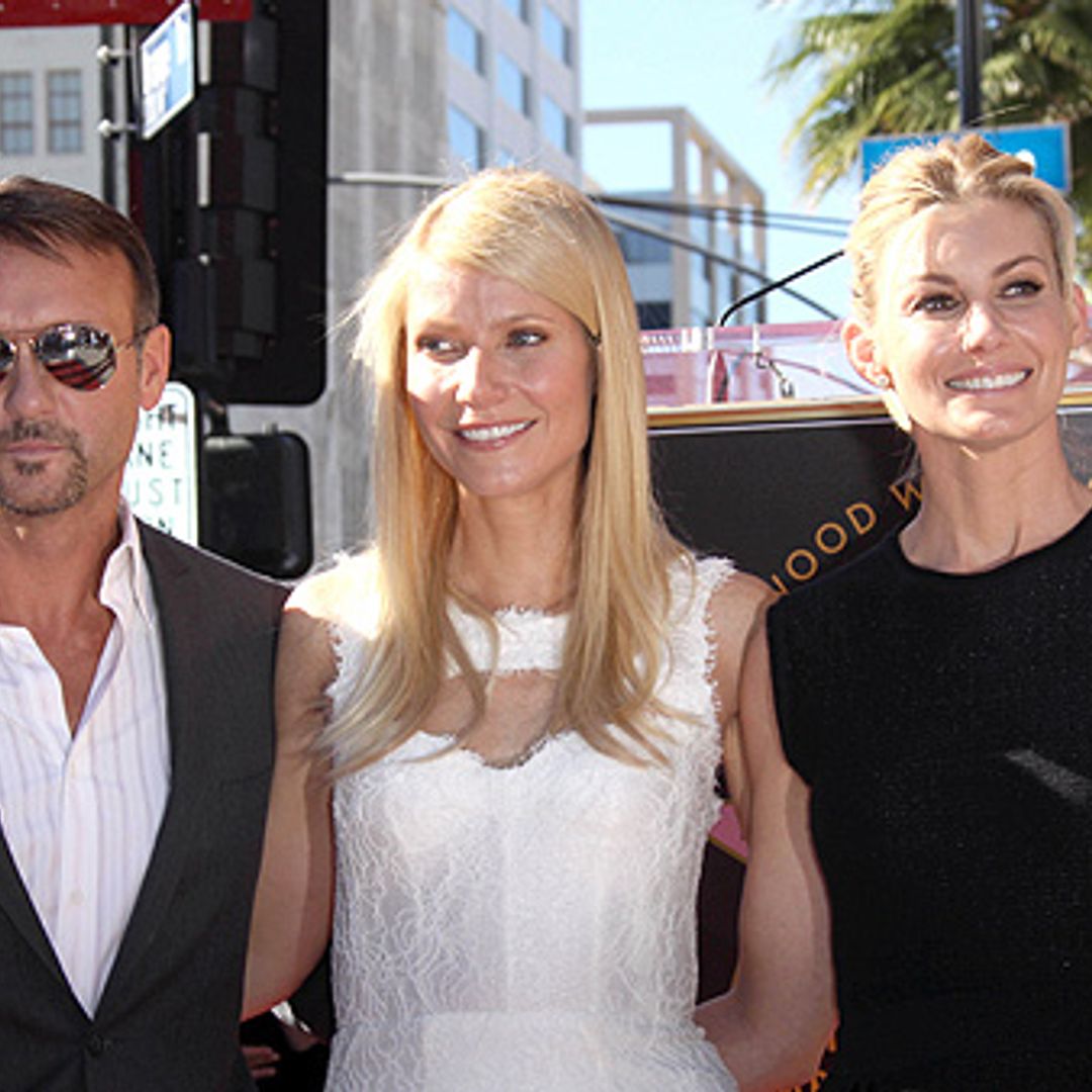 'Overwhelmed' Gwyneth Paltrow is honoured with a star on the Hollywood Walk of Fame