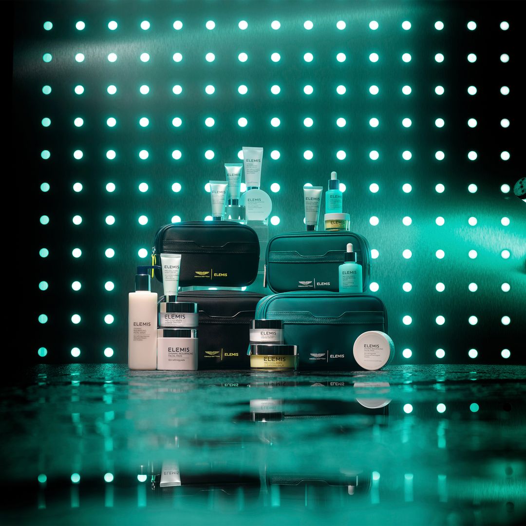 Elemis x F1 product shots 
