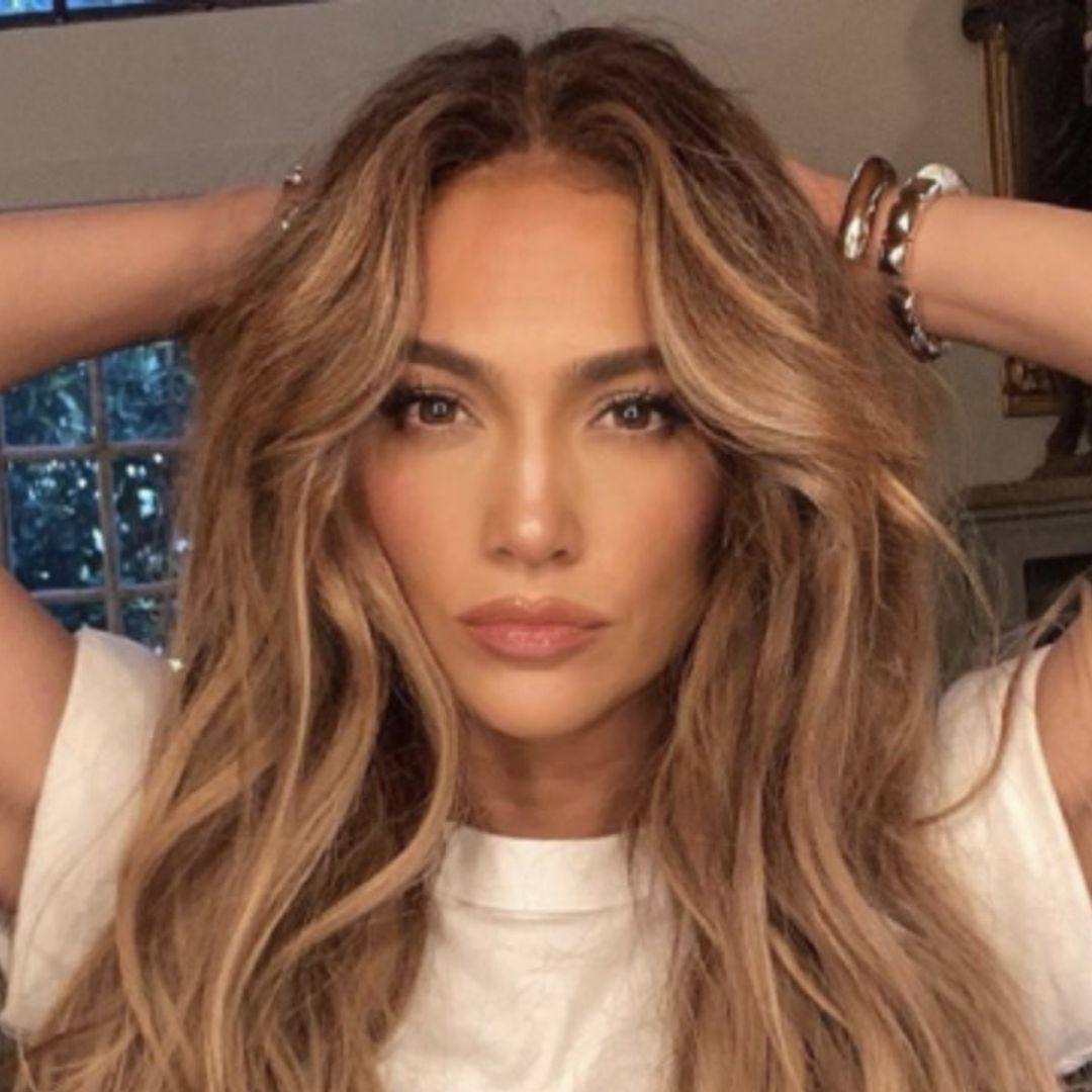 Jennifer Lopez looks incredible with Rapunzel-style hair extensions